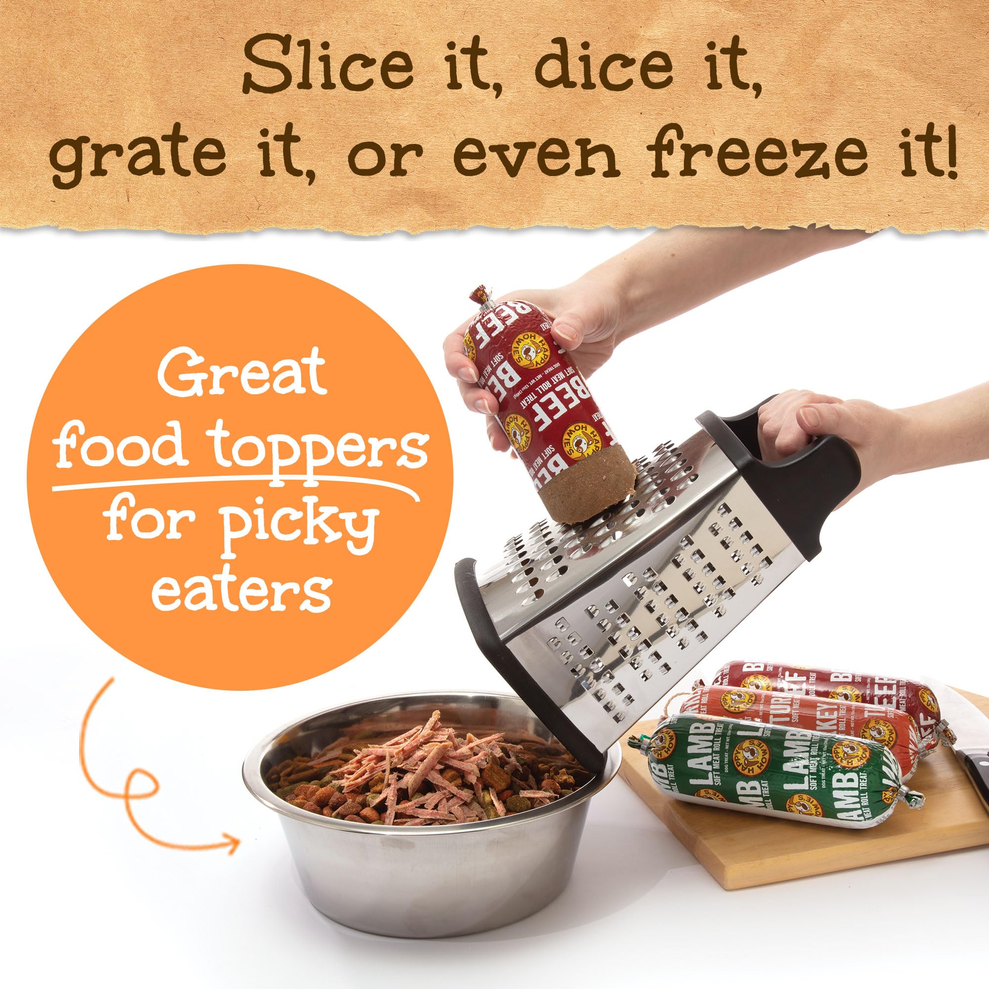 Happy Howie's conservar refrigerado tras abrir para mantener frescura.