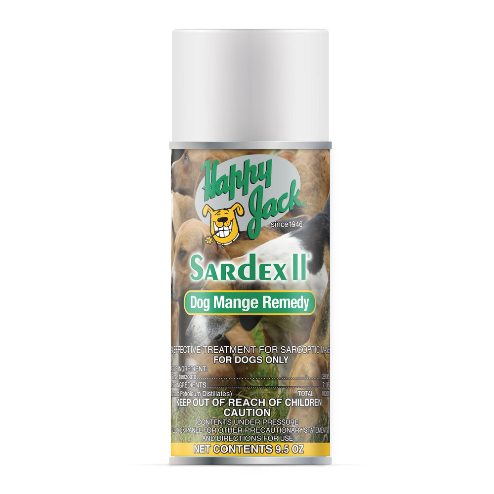 Happy Jack Sardex: spray para sarna en perros, alivia irritaciones de piel.
