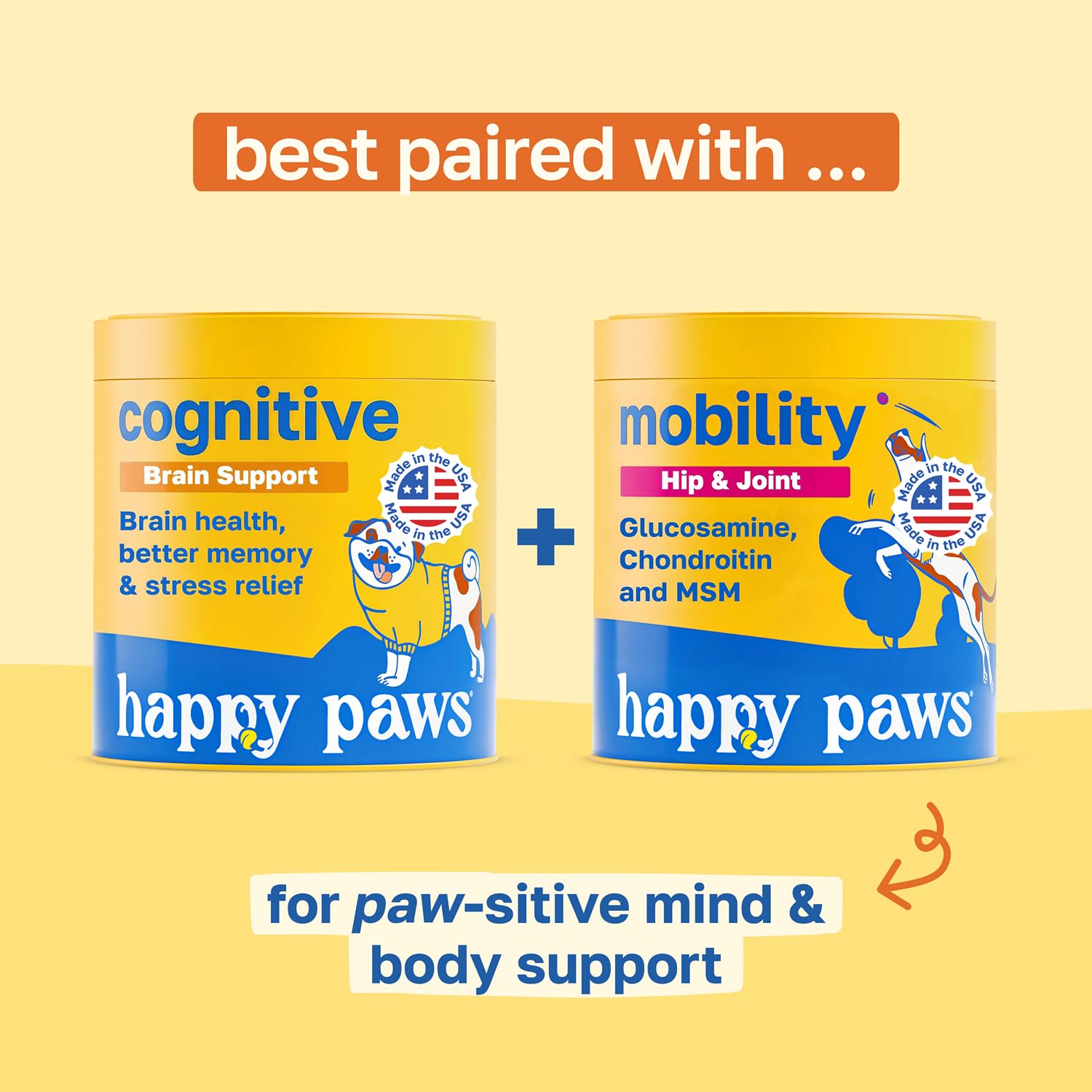 Rutina diaria fácil de integrar con Happy Paws para perros de cualquier edad.