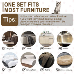 Cinta de doble cara transparente HappyFreeSX para proteger muebles