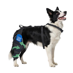 HAPPYHAO rodilla de perro, pierna derecha, talla M, soporte estable para movilidad