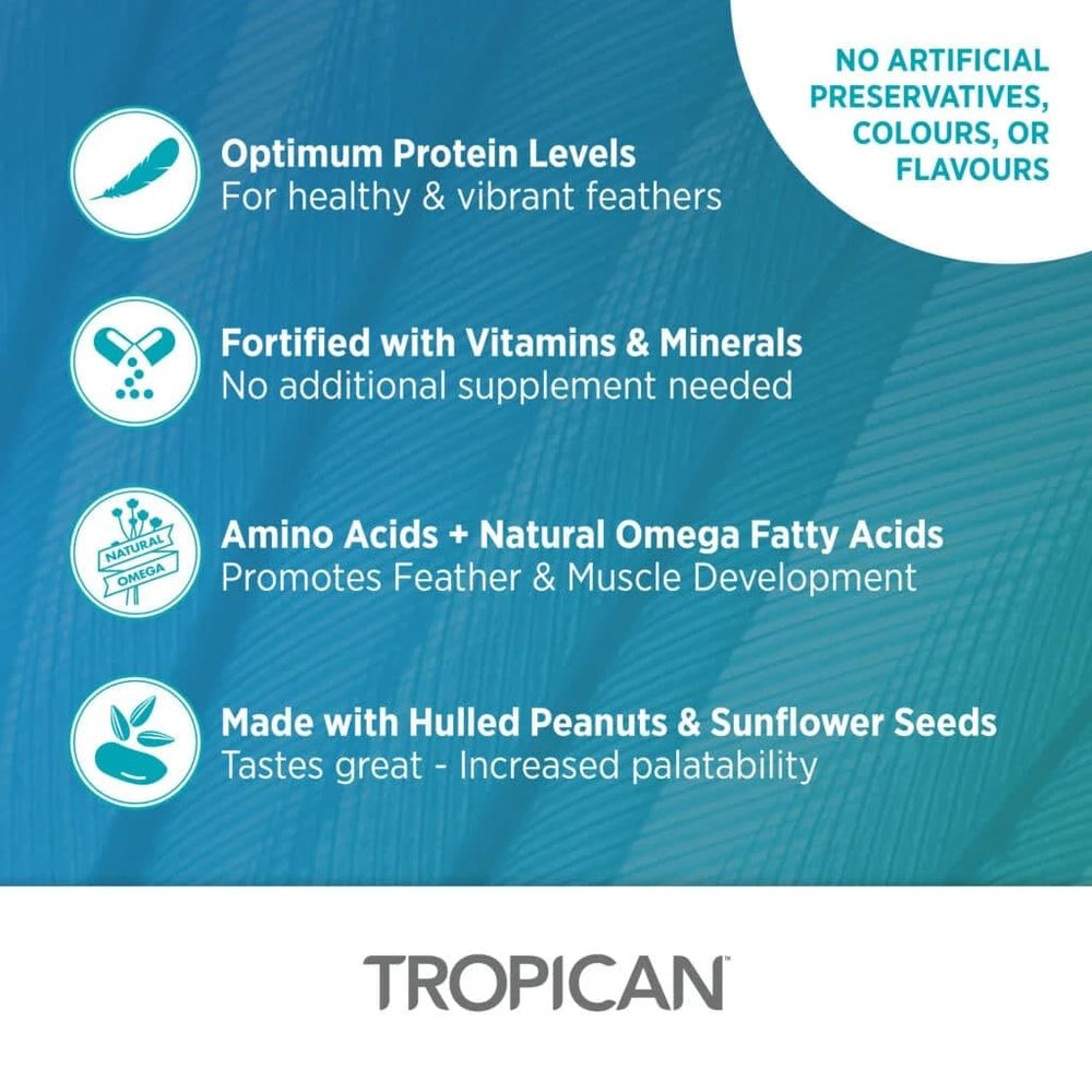 Hari Tropican, ingredientes y vitaminas, soporte nutricional completo.