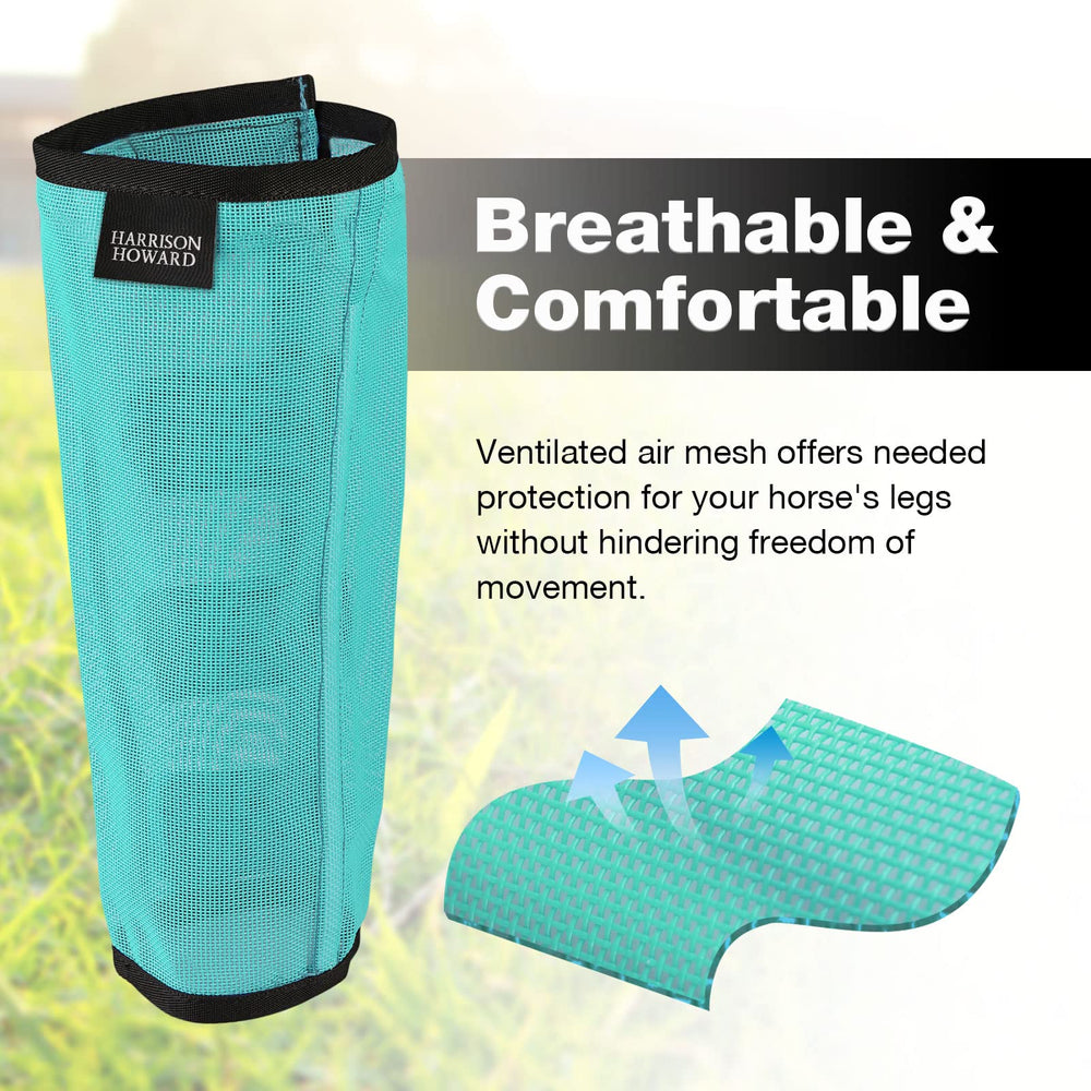 Protección para las patas con botas antifly duraderas de Harrison Howard.