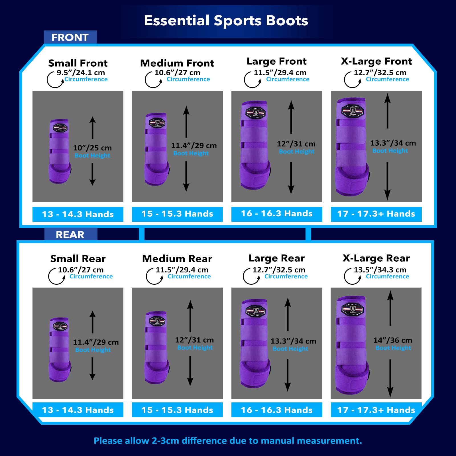 Botas Harrison Howard de deporte: colocación fácil para uso cómodo durante sesiones largas.