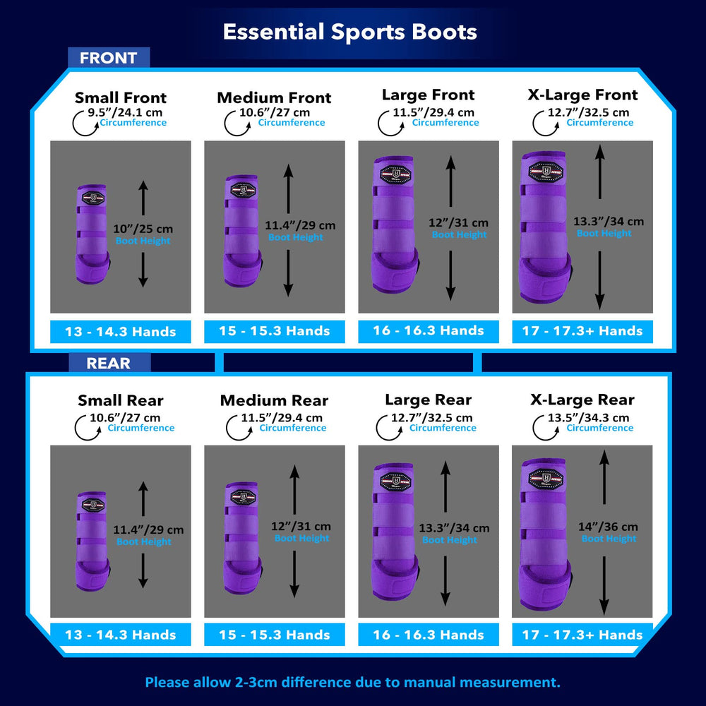Botas Harrison Howard de deporte: colocación fácil para uso cómodo durante sesiones largas.