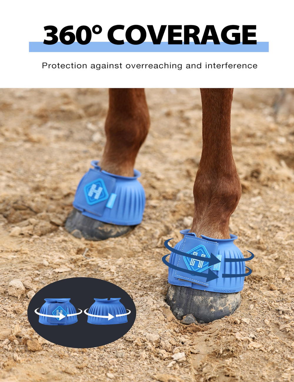 Rayas exteriores de las botas Harrison Howard para mayor durabilidad
