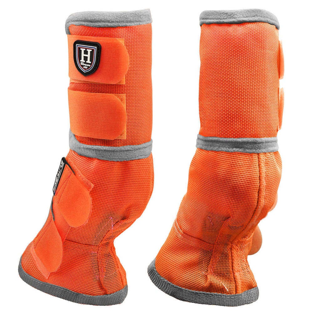 Conjunto de 4 botas para protección consistente en sesiones repetidas.