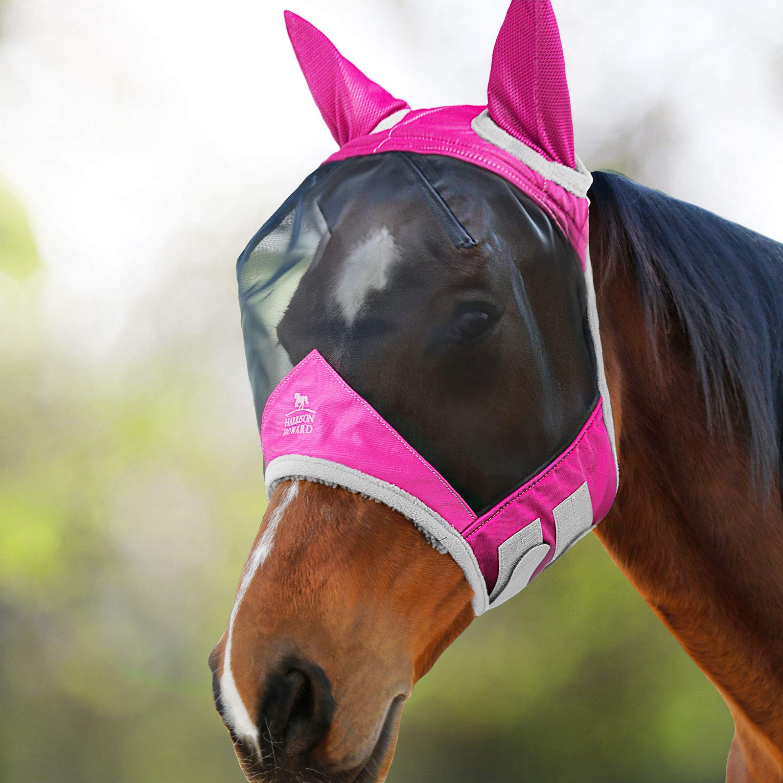 CareMaster Pro de Harrison Howard con malla fina UV; visibilidad clara para el caballo.