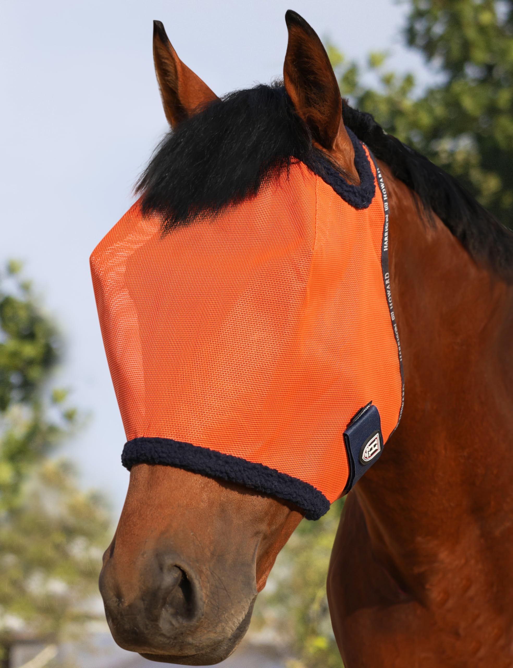 Harrison Howard malla fina antimoscas para caballos con protección UV