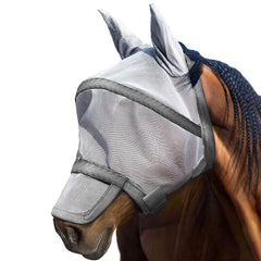 Harrison Howard Maskology Supreme: protección UV para caballos, ideal para piel clara y ojos azules.