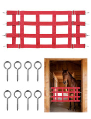 Protector de establo Harrison Howard con 4 barras, ajuste seguro para caballos.