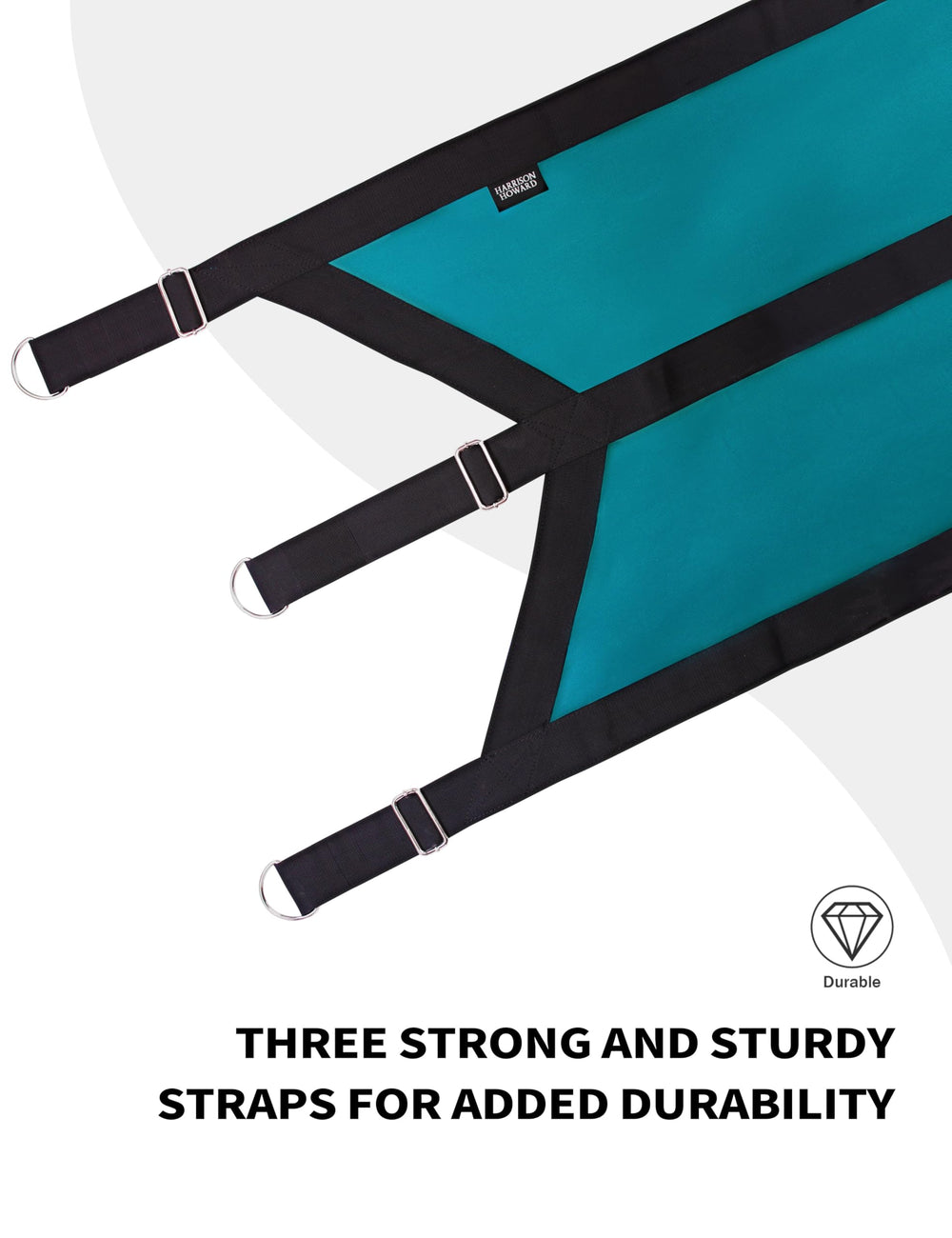Stall Guard Harrison Howard en azul verdoso oscuro para estilo y visibilidad.