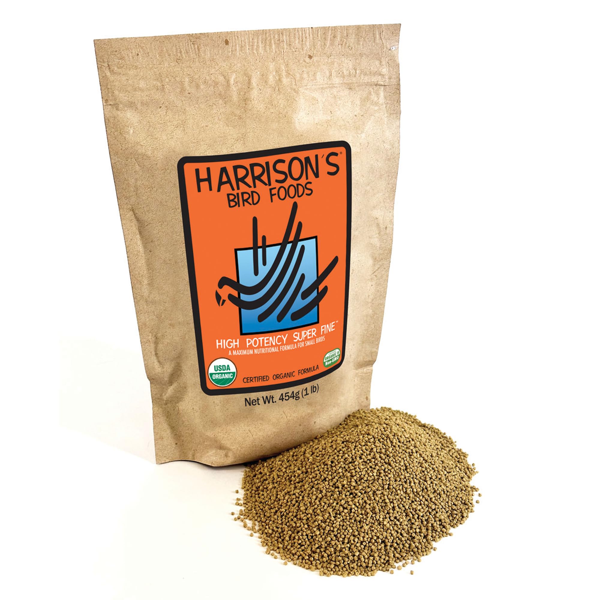 Harrison's Aves pequeñas Potencia máxima en envase de 454 g para nutrición diaria