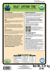 Harrison's Bird Foods ingredientes orgánicos de granos y legumbres