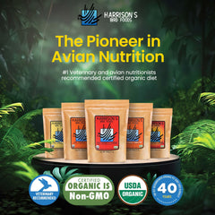Mezcla Omega-3 y Omega-6 equilibrada para aves Harrison's
