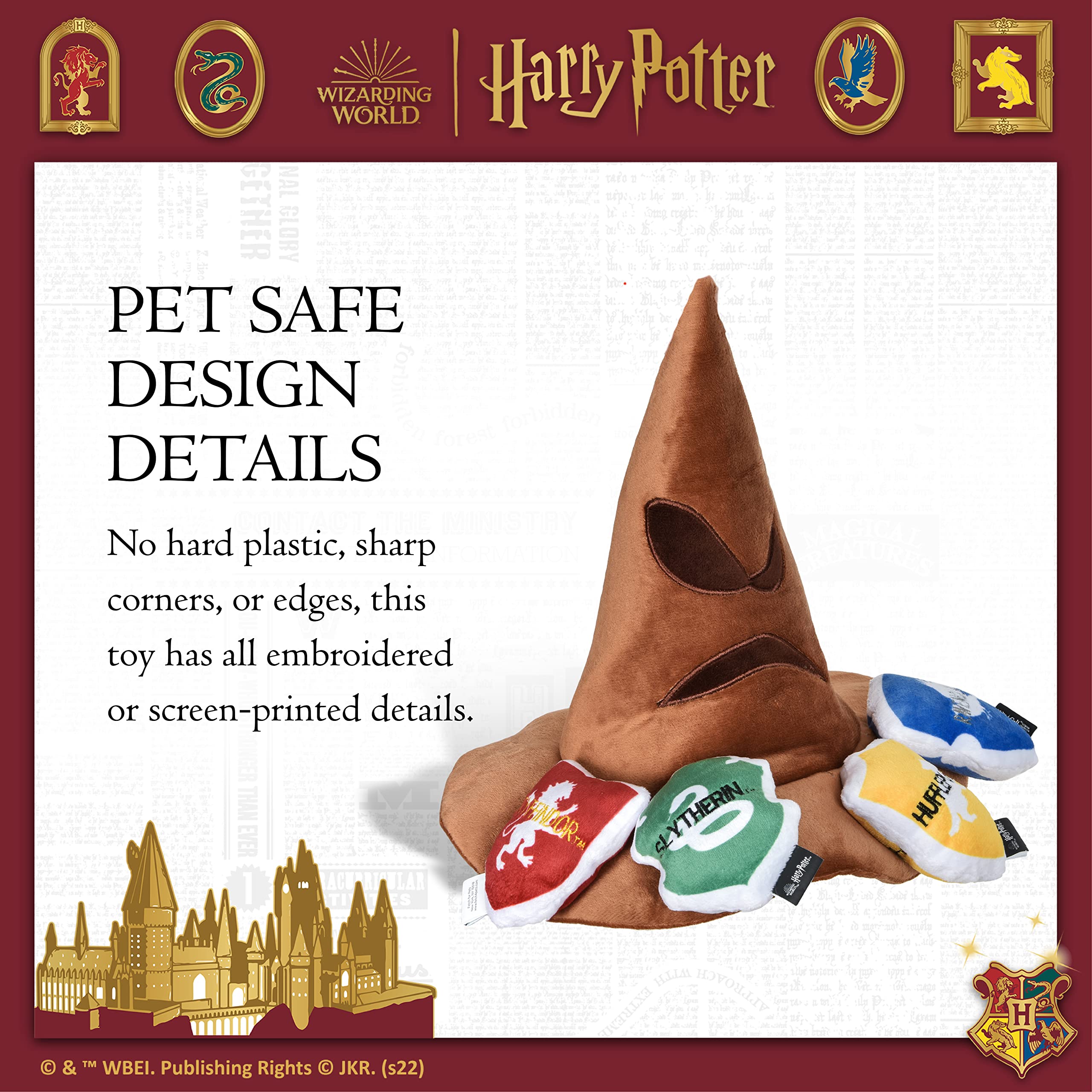 Harry Potter Sombrero Exterior Crujiente, textura que capta la atención durante el juego.