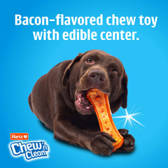 Hartz Chew 'n Clean con denta-shield en el centro.