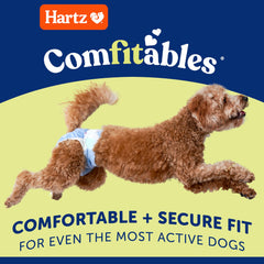 Pañales Hartz Comfitables con cintura ajustable para ajuste perfecto