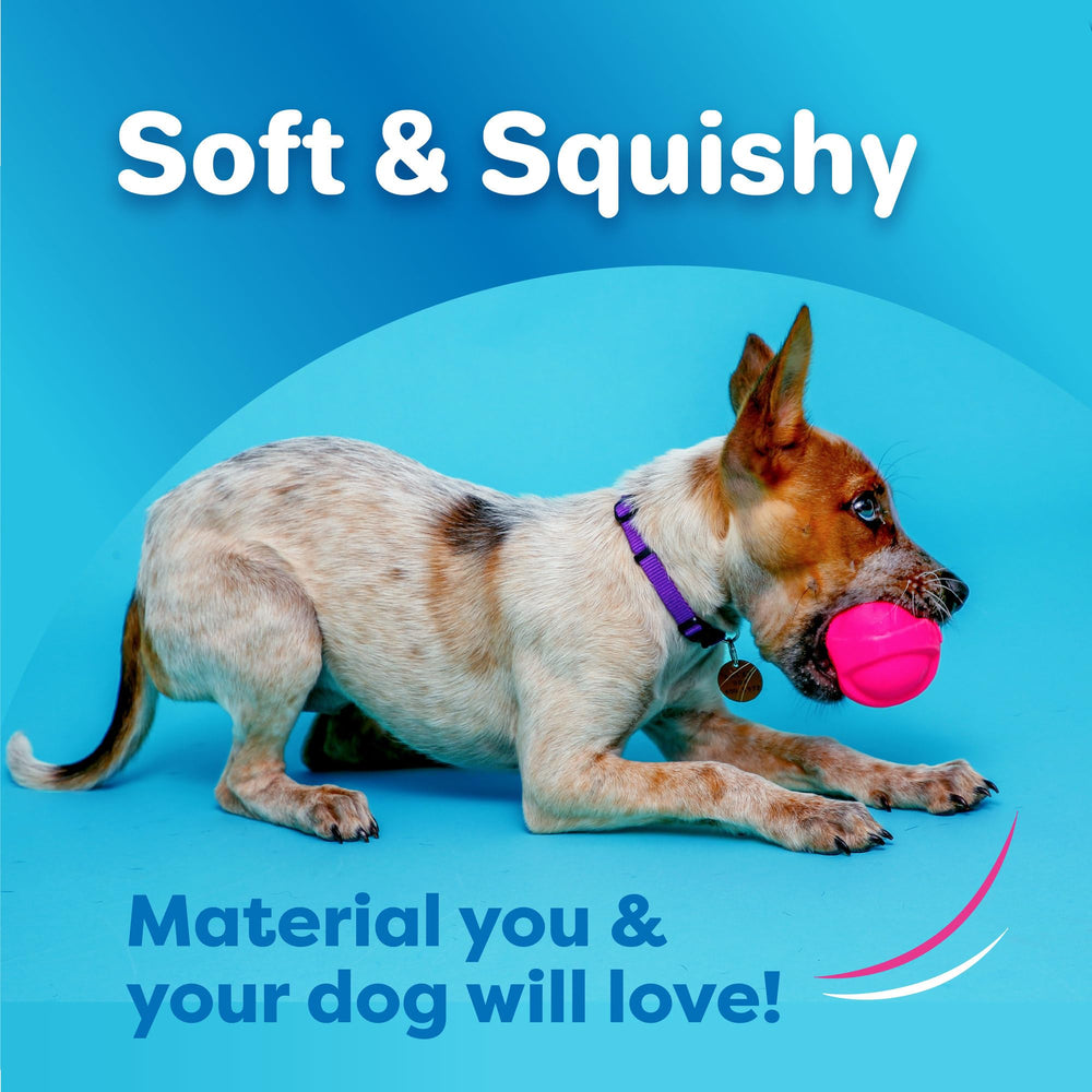 Bola grande Hartz DuraPlay para perros grandes, resistente y fácil de lanzar.