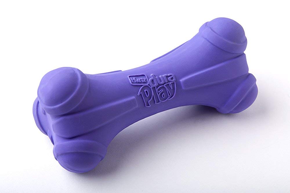 Hartz DuraPlay: hueso grande de látex suave con relleno de espuma