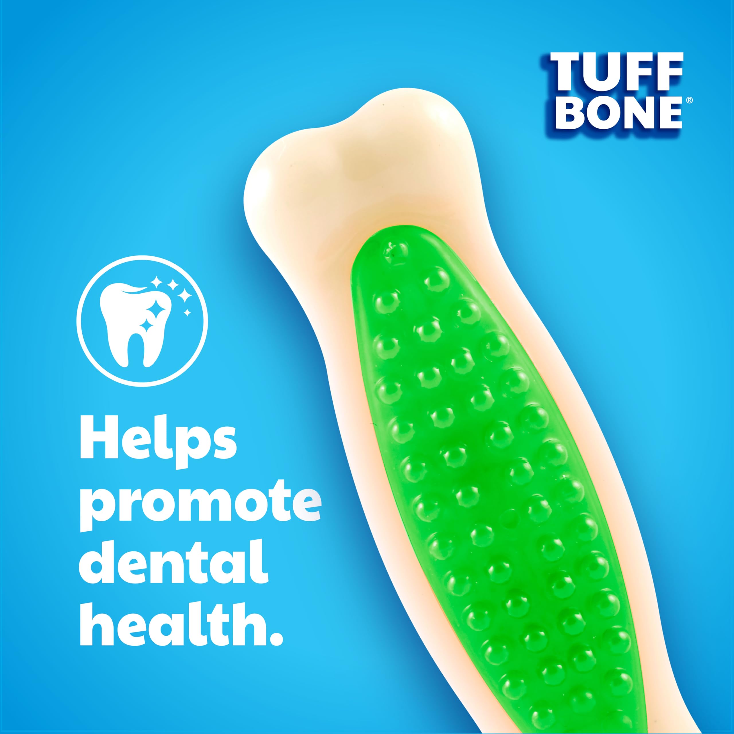 Hartz Hueso Duro con textura de protuberancias para masajear encías.