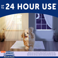 Pad Hartz Miracle Guard para uso 24 horas sin fugas.
