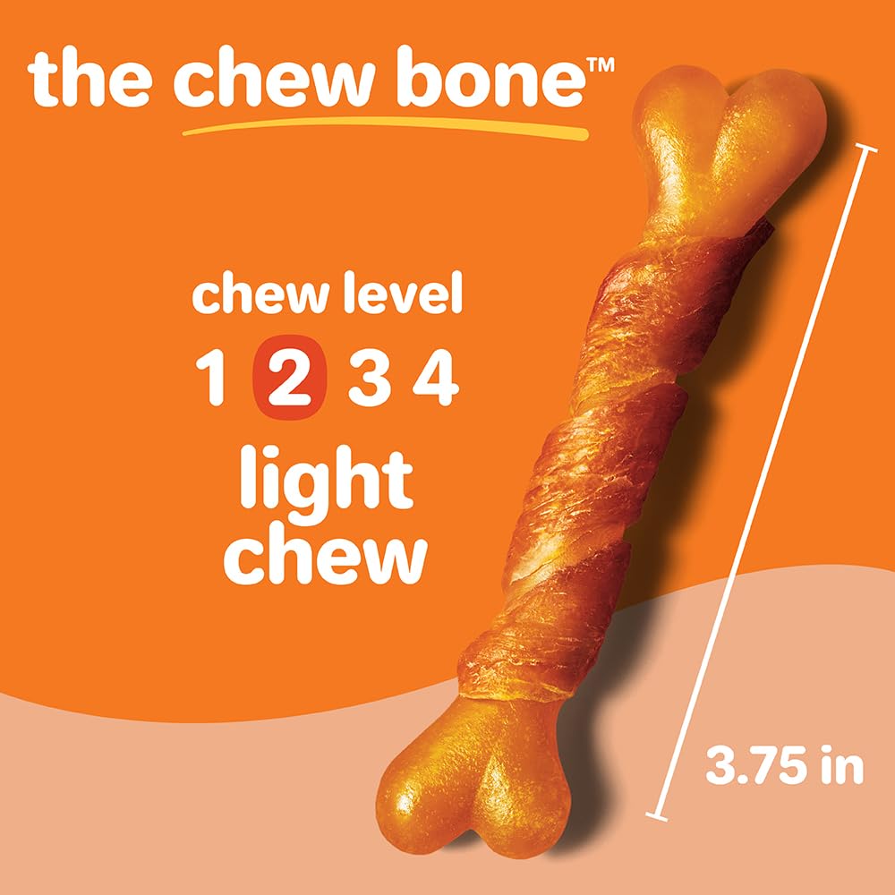 Hartz Oinkies real chicken flavor to satisfy canine chewing instincts