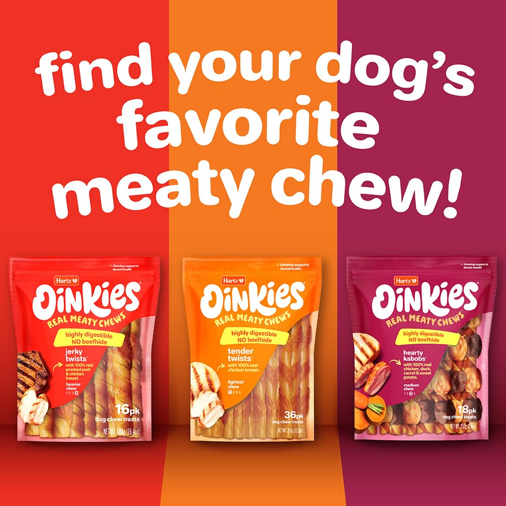 Textura masticable de Hartz Oinkies para sesiones de juego