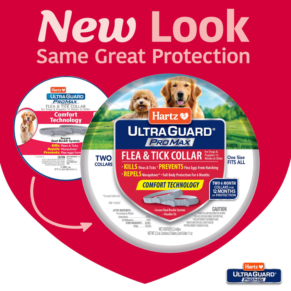 Hartz ProMax, collar ajustable, comodidad diaria para perros.