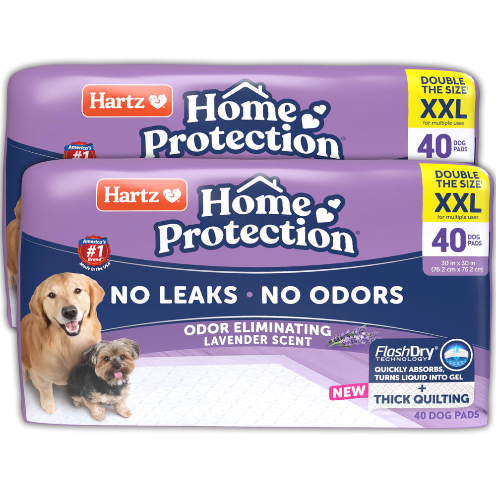 Hartz Protección para el Hogar: almohadilla absorbente para perros con lavanda.