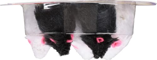 Hartz Paquete de 5 ratones miniatura para gatos, entretenimiento diario.