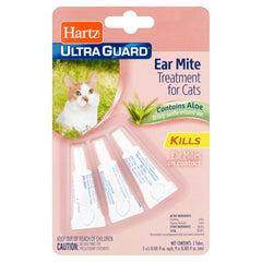 Hartz tratamiento ácaros oreja gatos 3-pack, cuidado básico de orejas en casa