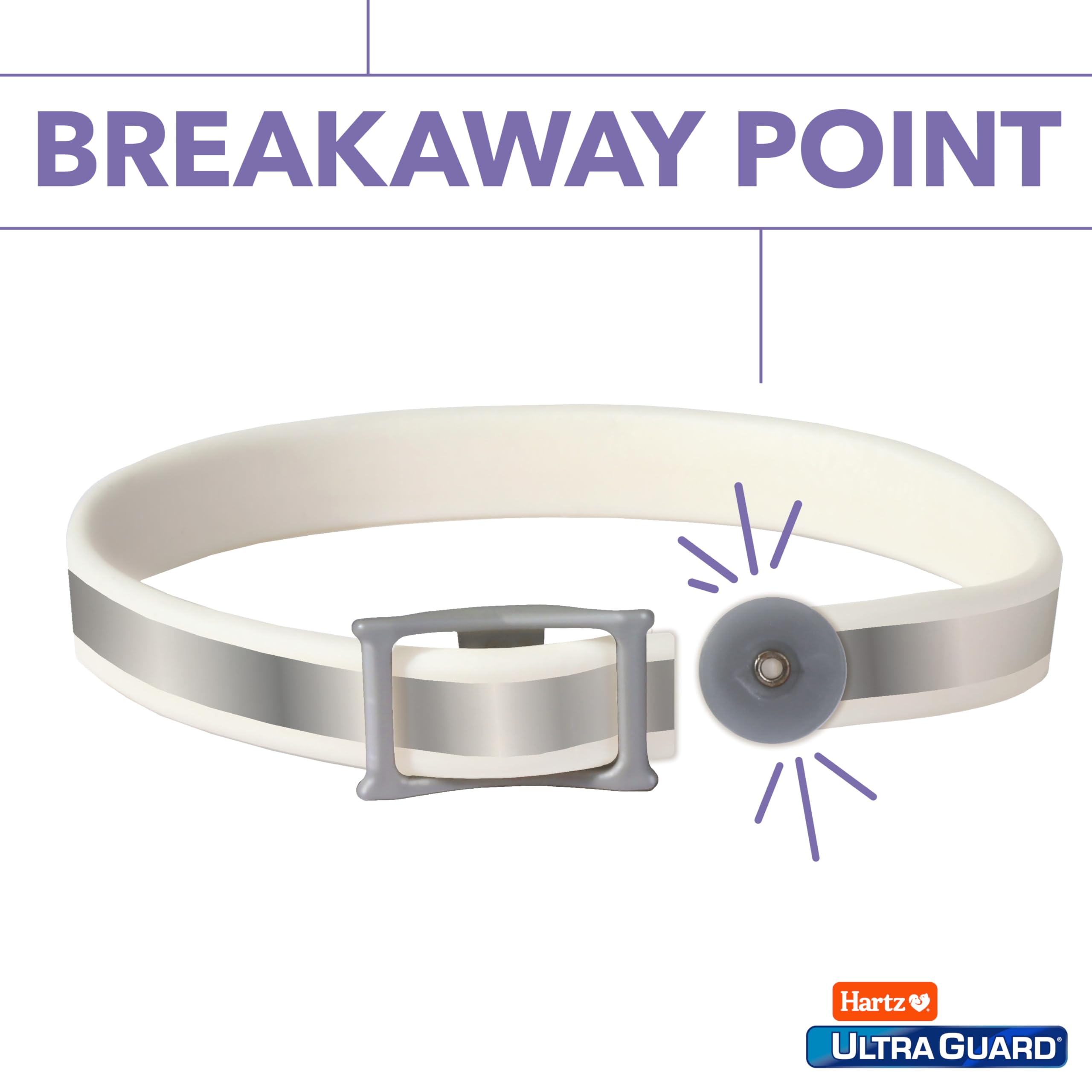 Collar Hartz UltraGuard Pro reflectivo mejora visibilidad nocturna
