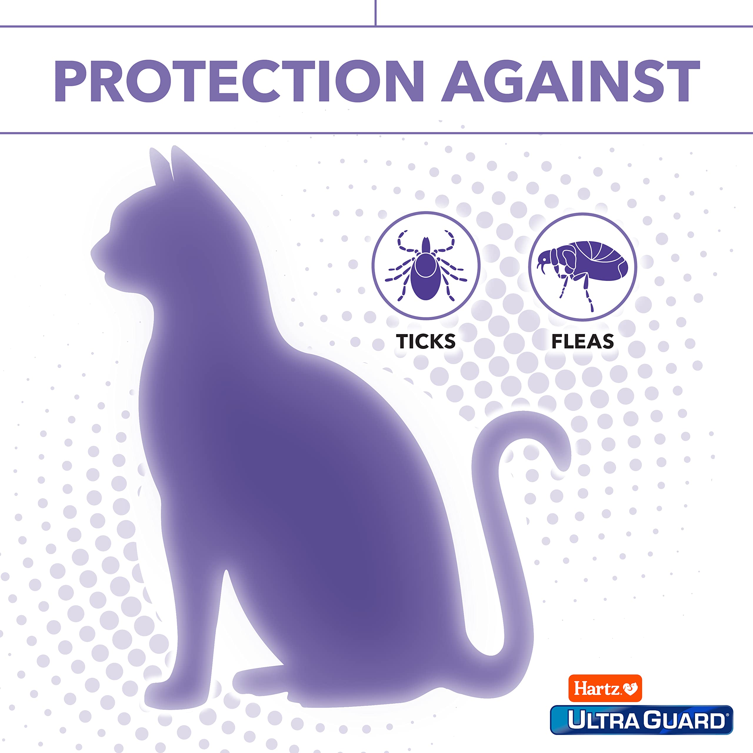 Ajuste cómodo del collar Hartz UltraGuard para crecimiento felino