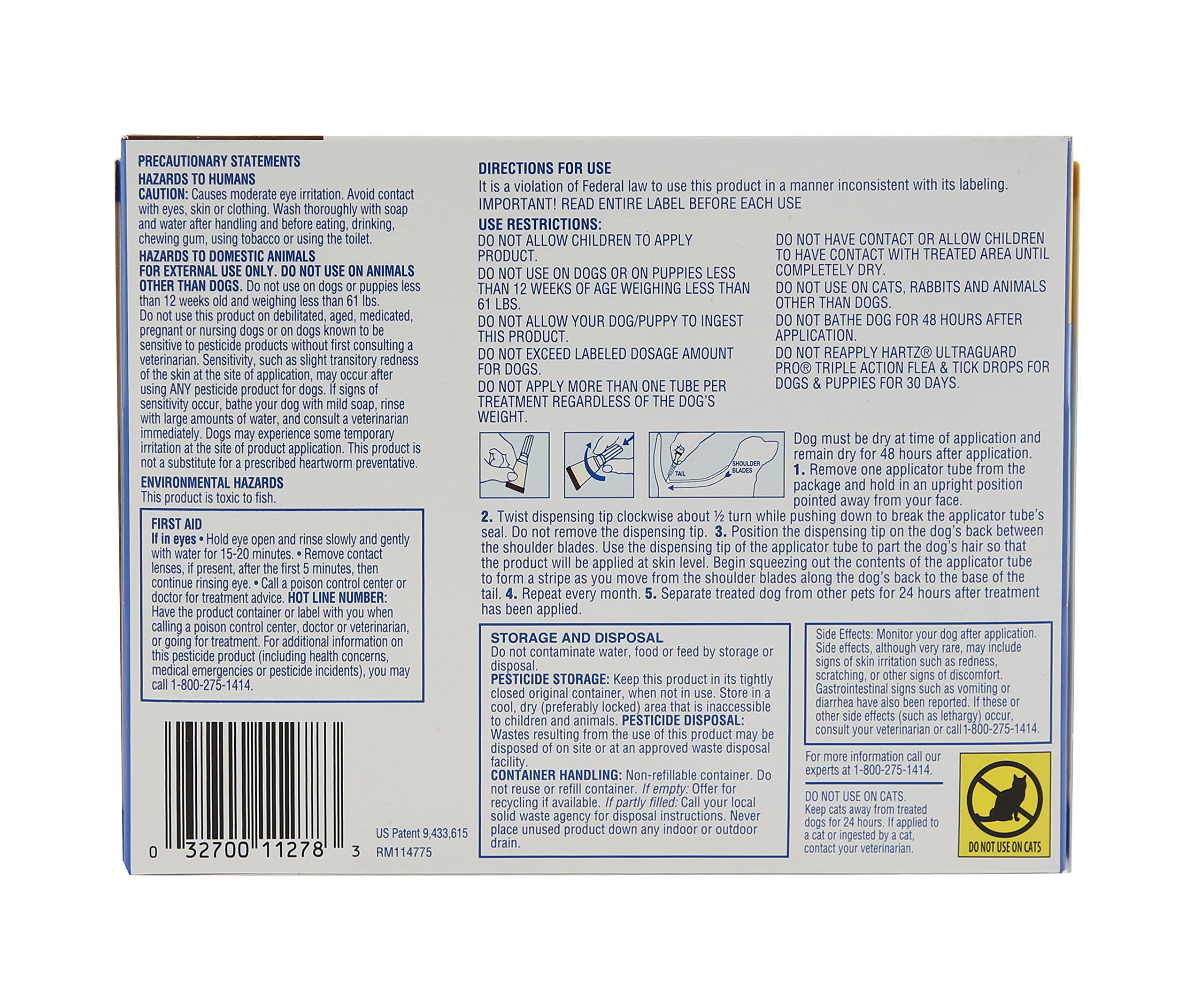 Hartz UltraGuard Pro: tubo monodosis para una aplicación rápida y conveniente