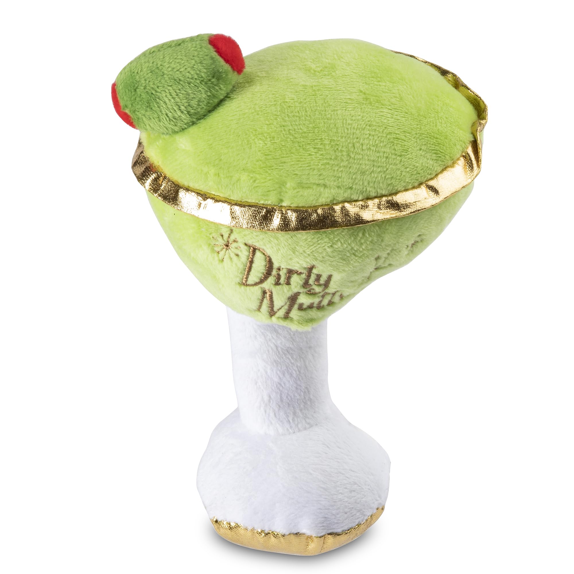 Dirty Muttini de Haute Diggity Dog, juguete peluche interactivo con sonajero para perros.
