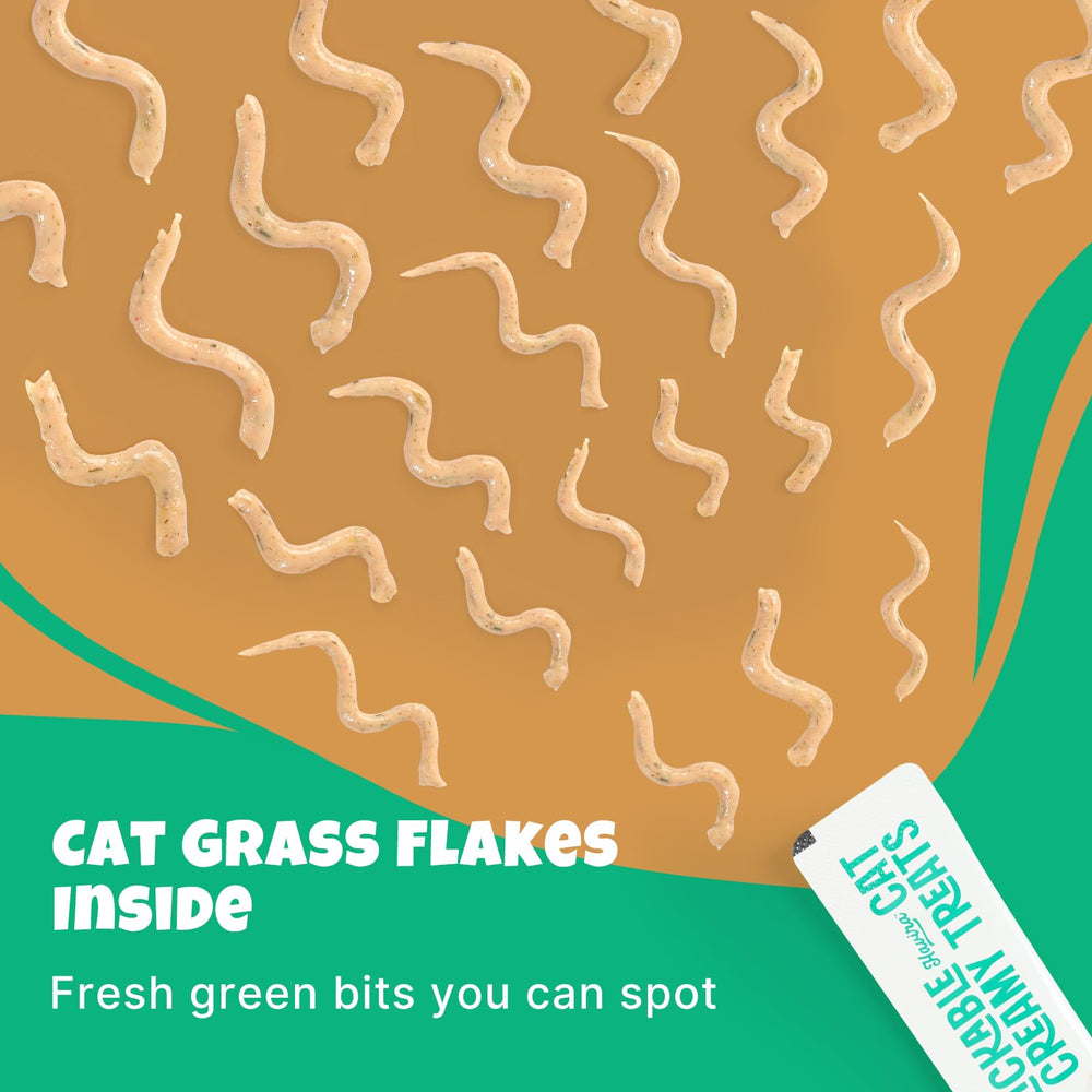 Havira Premios con hierba de gato visible, se observan ingredientes reales en cada stick.