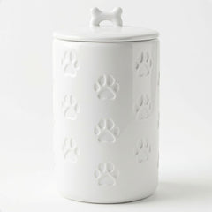HB Design Co. Contenedor de golosinas para perro con tapa hermética mantiene frescura.