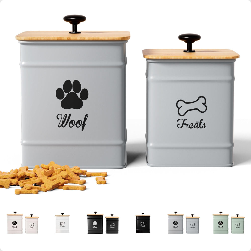 HB Design Co Contenedores de golosinas para perros 8x6, gran capacidad.