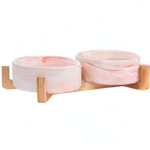 Acabado rosa marmol en tazón cerámico HCHLQLZ para decorar la mesa.