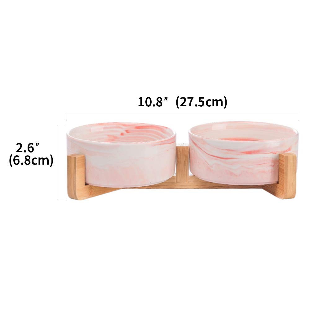 Base de madera antideslizante de HCHLQLZ mantiene estable el tazón durante la comida.