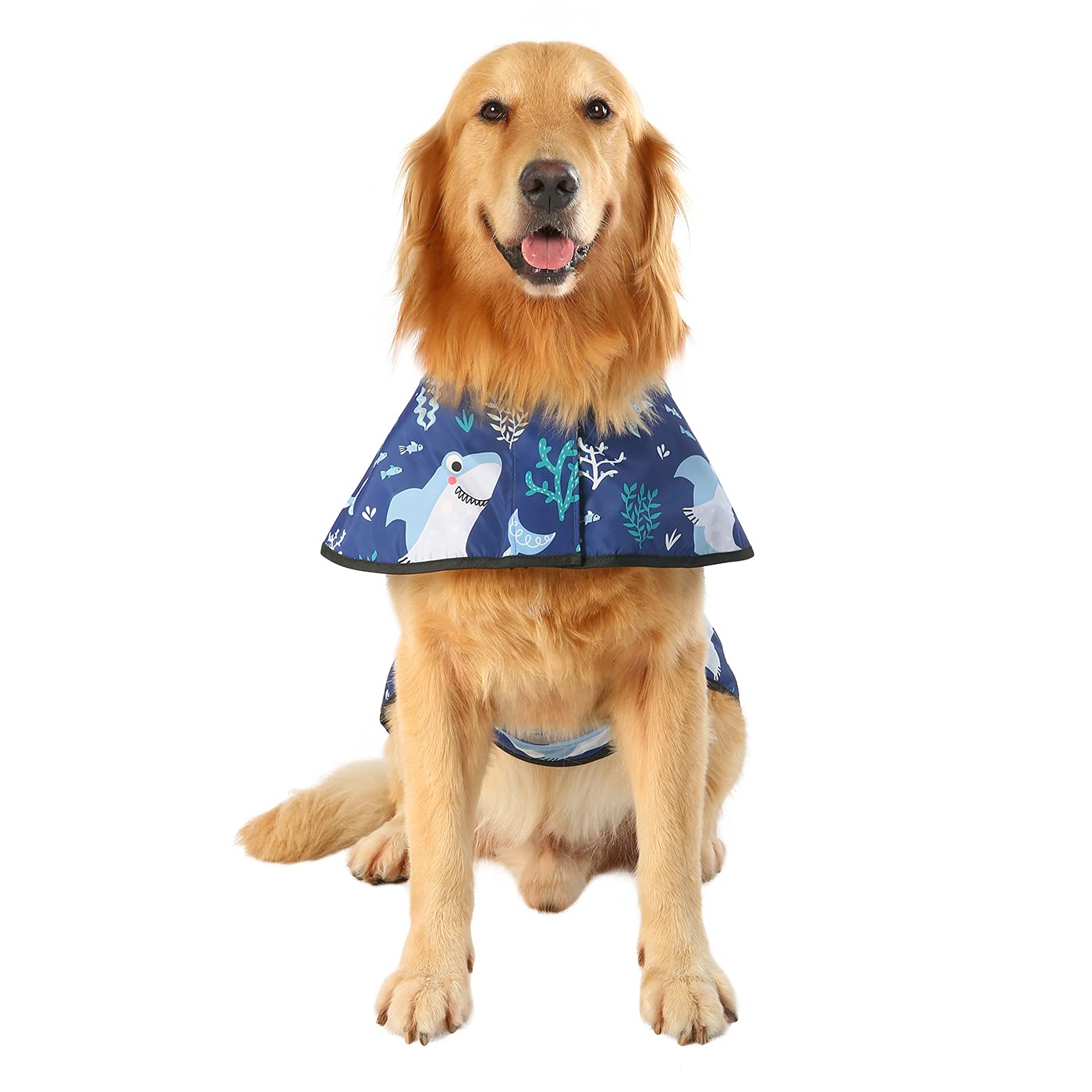 Capa HDE para perros con capucha ajustable para un ajuste cómodo y seguro
