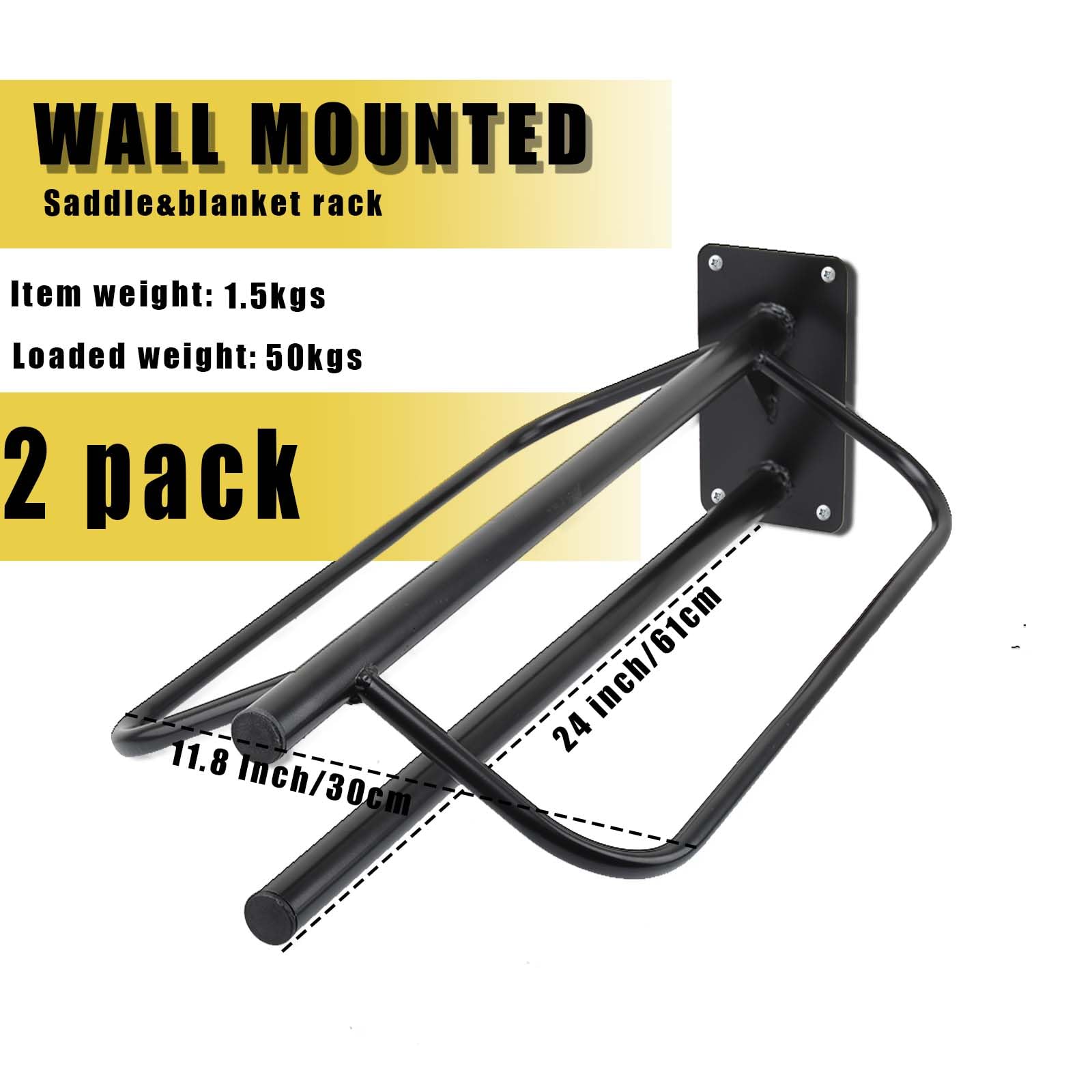 HDYEGY barra para pad y silla de montar, almacenamiento flexible