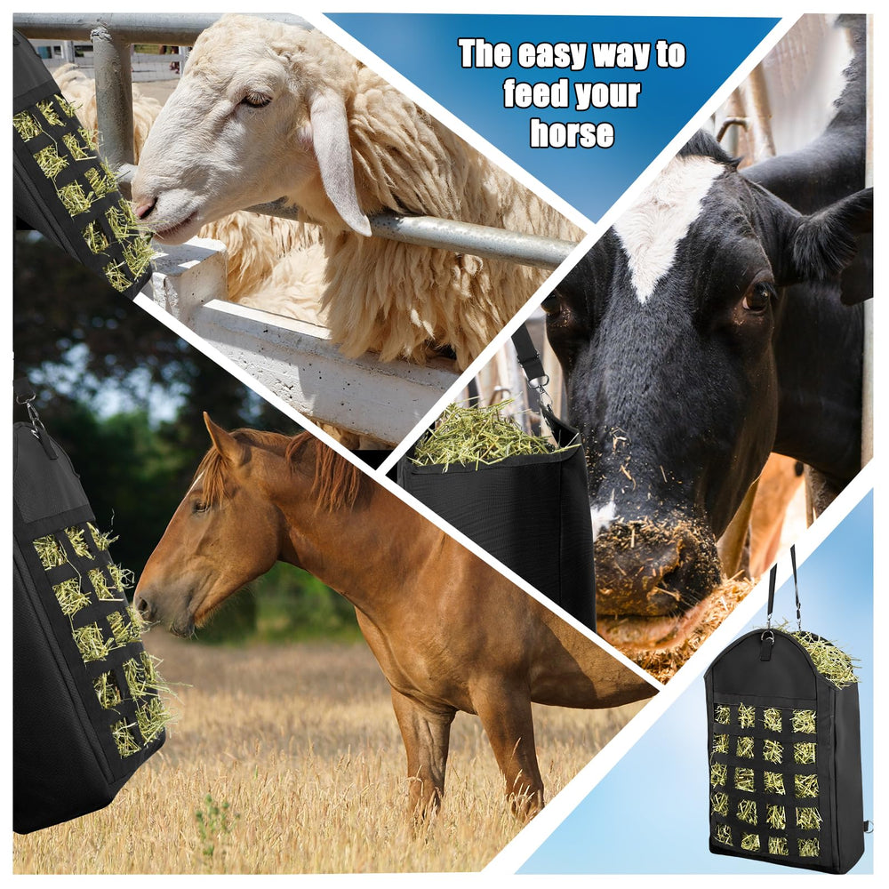 HDYEGY Hay Bag adaptable a establos, remolques y cercas