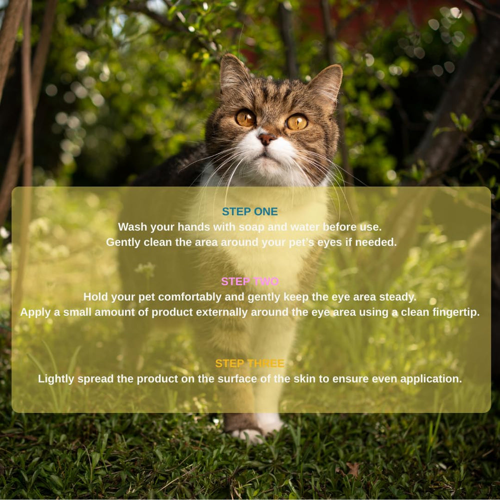 Healipet cuidado ocular externo: uso seguro en gatos y perros de todas las edades.