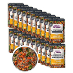 Health Extension bolsa de 3 onzas, comida para perros lista para servir.