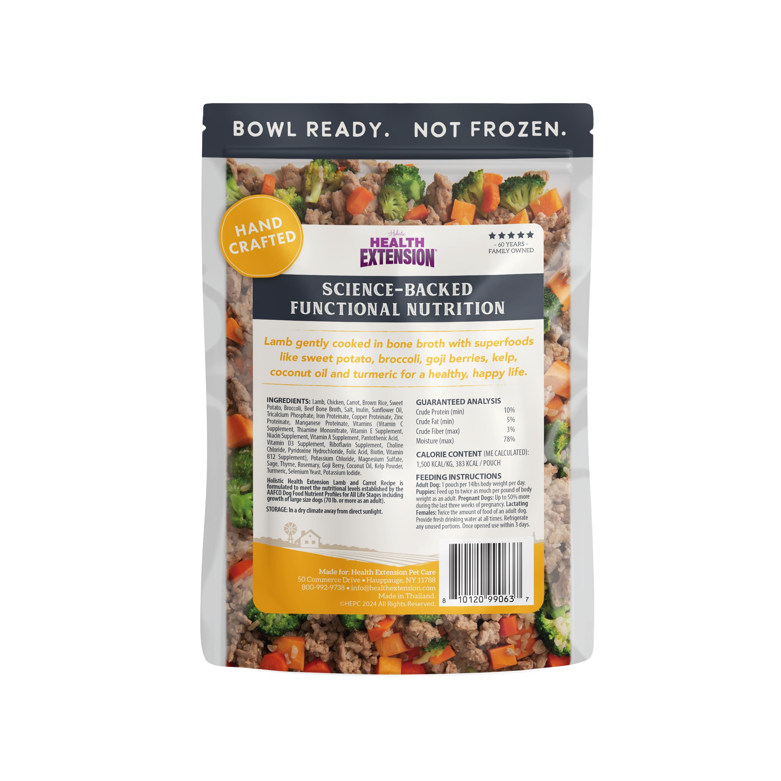 Health Extension Gently Cooked: plato listo para perro exigente