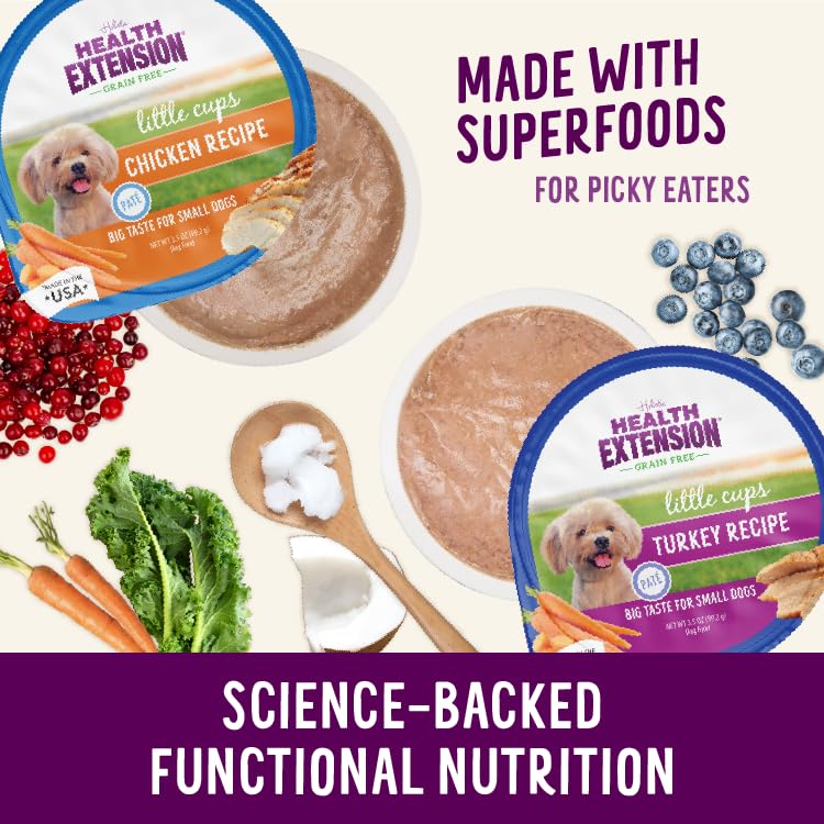 Health Extension Little Cups, tamaño de porción ideal para cachorros