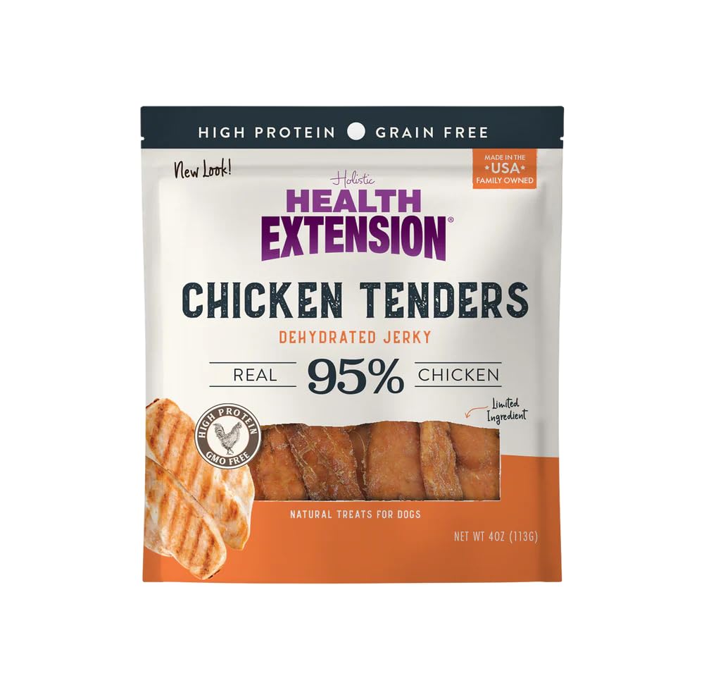 Health Extension Tenders de pollo crujientes, premio ideal durante el entrenamiento.