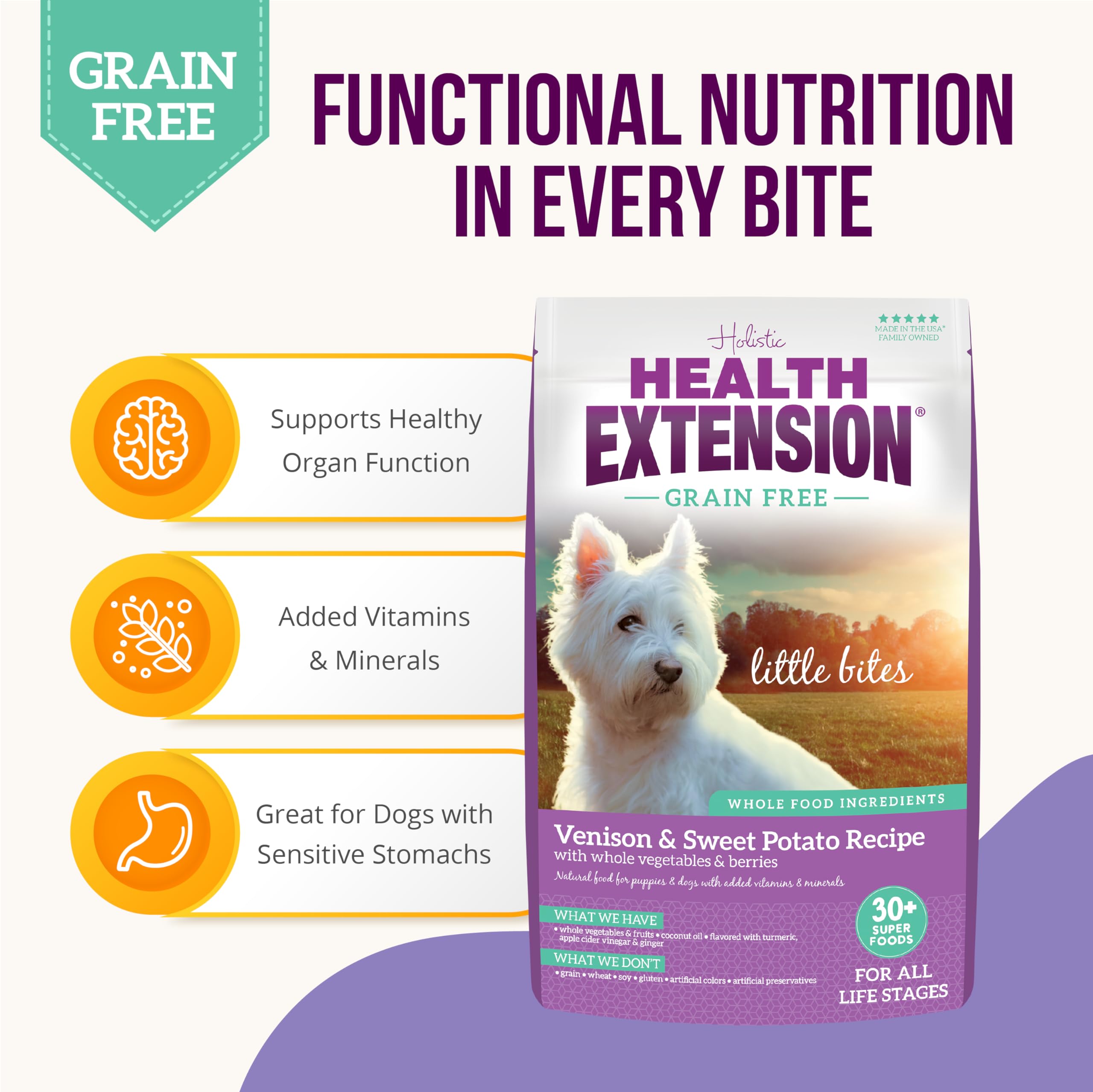 Health Extension con 30 superalimentos para bienestar diario